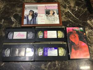 中山美穂　ＶＨＳ　ビデオ　インデックス　ファンクラブ　当時物　昭和　レア　５点セット