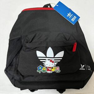 新品　アディダス　オリジナルス　× ハローキティ キッズ ウエスト　バッグ　リュック　ブラック　サンリオ　adidas II3364