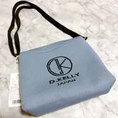 ショルダーバッグ D.KELLY バイカラー ニット ミニショルダー