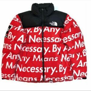 Supreme North Face ANY Nuptse Red M