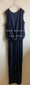 古着★URBAN RESEARCH ノースリーブネイビーオールインワン 夏