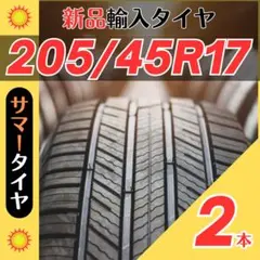 205/45R17 205/45/17 2本新品サマータイヤ夏17インチ輸入人気