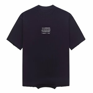 Maison Margiela / メゾンマルジェラ 半袖 ｔシャツ メンズ レディース 黒 真ん中 数字ロゴ 簡約 おしゃれ 夏 t-shirt コットン トップス 5