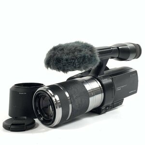 SONY ソニー NEX-VG30 HANDYCAM デジタルビデオカメラ 2012年製 フード/キャップ/バッテリーカバー付き●動作品