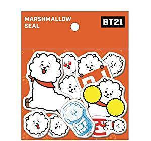 BT21 RJ BTS　防弾少年団 ラインフレンズ 親切なアルパカ アルパカ キム・ソクジン マシュマロシール　BTS防弾少年団　新品