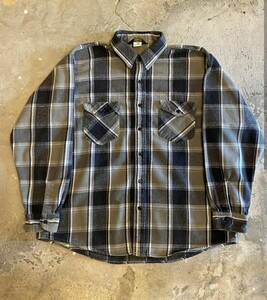 90s OSHKOSH　ベビーフランネルシャツ チェック　ネルシャツ　XL 長袖シャツ ビンテージ