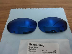 ★ Monster Dog モンスタードッグ用 カスタム偏光レンズ　PACIFIC BLUE(DEEP WATER) Color Polarized 新品 オークリー