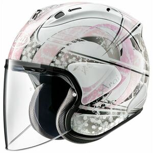 Arai　ジェットヘルメット　VZ-RAM　ブイゼット ラム　SNOW DOME PINK　スノードーム　ピンク　XL　61-62ｃｍ