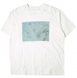 Slim Aarons x BEAUTY＆YOUTH UNITED ARROWS スリムアーロンズ ビューティーアンドユース 24SS 別注 フォトプリントTシャツ M ホワイト