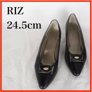 MK7433*RIZ*レディースパンプス*24.5cm*黒