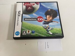 任天堂　DS　ニンテンドーDS　ケース説明書付き　 接点洗浄済 ワールドサッカー ウイニングイレブン DS SAKA16