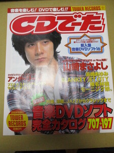 山崎まさよし：表紙　CDでーた　非売品　タワーレコード版　2000年9月　貴重な新品　