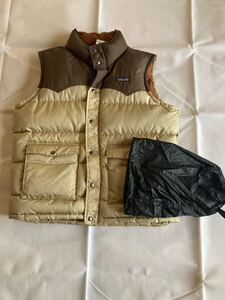 美品、保存袋付☆Patagonia パタゴニア Slingshot Down Vest スリングショット ダウン ベスト☆L