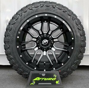 20x12J JL JK TJラングラー XF OFFROAD XF222 20インチマッドタイヤホイール ATTURO TRAIL BLADE MT 285/50R20 33x12.50R20 35x12.50R20