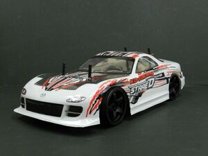 ☆Li-ionバッテリー☆ 2.4GHz 1/10 ドリフトラジコンカー ＲＸ-7 FD3S タイプ 白2【ターボ機能付き・塗装済み完成品・フルセット】