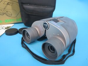 ケンコー　【双眼鏡】ハイクオリティ 高級 ズーム 10～30×25 Weekend Club BINOCULARS　ソフトケース・ストラップ付　現状品 （中　BIN5