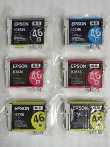 【送料無料】 EPSON エプソン 純正インク IC4CL46 4色6個セット