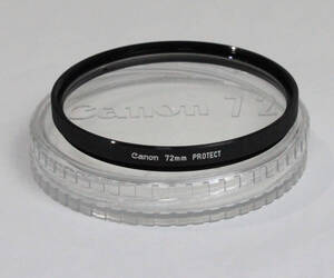 011728 【美品 キヤノンフィルター】 Canon 72mm PROTECT