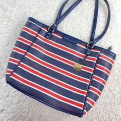 ✨良品✨トミーヒルフィガー　TOMY HILFIGER トートバッグ　ボーダー