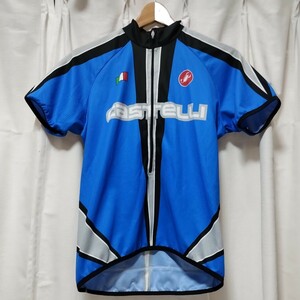 Ｓサイズ　カステリ メンズ 半袖 サイクルジャージ クロアチア製 CASTELLI 3ポケット 速乾　検索 パールイズミ　サソリ