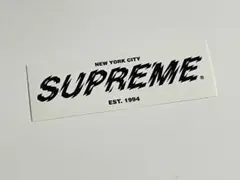 2012AW supreme ステッカー ″77ロゴ ・ニューヨークシティ″白