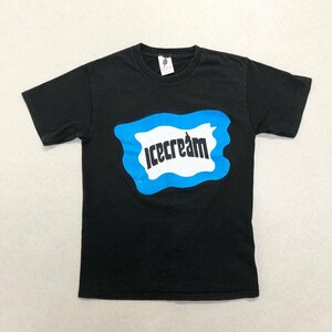 ●ICECREAM アイスクリーム BILLIONAIRE BOYS CLUB ビリオネアボーイズクラブ 半袖Tシャツ プリント USA製 ブラック sizeS メンズ 0.17kg●