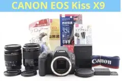 一眼レフカメラ/Canon EOS Kiss X9標準&望遠ダブルレンズセット