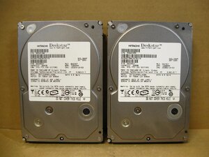 ▽HITACHI HDT725050VLA360 500GB SATA 7200rpm 3.5型 16MB 2台 中古 日立 2