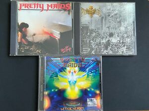 【CD3枚セット】Pretty Maids, プリティ・メイズ／Red Hot and Heavy,Lethal Heroes（Jump the Gun）, Sin-Decade