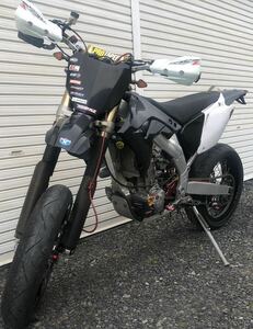 HONDA CRF450R 250R MOTARD モタード ホンダ2002年 登録書類有り 公道レーサー モトクロス オフロード kx rmz wr yz ktm dトラッカー DRZ