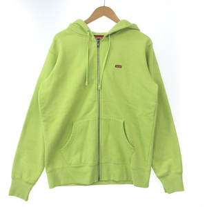 【中古】Supreme Small Box Logo Zip Up Hoodie M イエロー シュプリーム[240010443694]