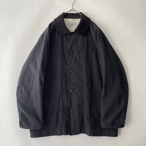 YAECA -Oiled Coverall- size/M (vk) ヤエカ オイルド カバーオール オーバージャケット ハンティング ワーク アウター ブラック 黒 日本製