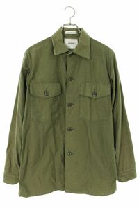 ダブルタップス WTAPS BRDT-SHM01 WMILL-LS 02 サイズ:2 ミリタリー長袖シャツ 中古 BS99