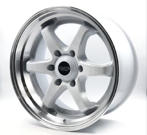 ハイエース CLEAVE RACING FL53-6 18x9.0 +25 6H-139.7 ホワイト/マシンド TOYO H30 225/50R18 ホワイトレター 200系