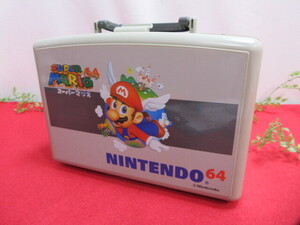 6RR705　Nintendo64　当時物 スーパーマリオ64 BOX　収納ケース　ハードケース