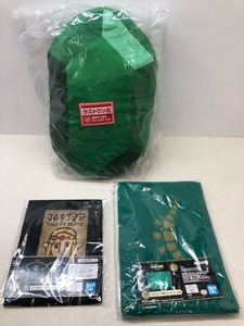 086/XY29★一番くじ ゼルダの伝説 ハイラルからのかりものたち ラストワン賞 クッション おまけのTシャツ/ブランケット セット