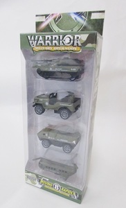 ALLOY WARRIOR ミニカー 4台セット 戦車コレクション 6歳から 【Aセット】