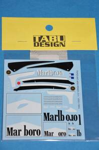 タブデザイン デカール 1/12 ヤマハ YZR500 WGP 2001 前期型 マルボロ デカール タミヤ 対応 TABU-12021 Marlboro TABU DESIGN TABU-12021