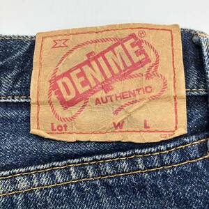 USED DENIME Straight Denim Pants ドゥニーム ストレート デニム パンツ セルビッジ 日本製 F670