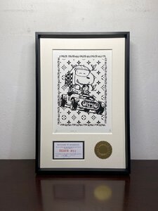 DEATH NYC 額付き 世界限定100枚 ポップアート SNOOPY ドライブ スヌーピー ルイ・ヴィトン 現代アート 小サイズ