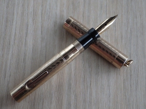 ヴィンテージ 古万年筆 ペンダント型 WAHL Pen GOLD FILLED .U.S.A アメリカ製 万年筆 レバー式 