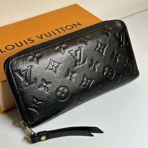 1円~売り切り!! ルイヴィトン アンプラント 長財布 モノグラム 黒 ブラック ビトン LOUIS VUITTON 財布 ジッピー 長財布