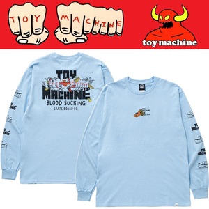 【 TOYMACHINE 】LIVING TOY - FIST LONG TEE L.BLUE