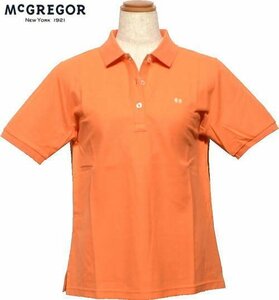 【オレンジ L】 マクレガー 半袖ポロシャツ レディース 311623201 日本製 半袖シャツ