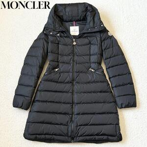 1円～未使用級 MONCLER モンクレール ダウンコート FLAMMETTE フラメッテ 黒 ブラック 00 XS