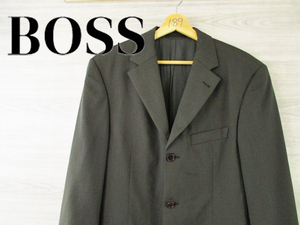 M189c HUGO BOSS●秋冬●大谷翔平 愛用ブランド ヒューゴボス＜ウール ジャケット＞Lサイズ 50 テーラードジャケット●Ricicli17