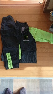 Monster Energy 雨具 上下セット M 