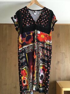 美品 JEAN PAUL GAULTIERジャンポール・ゴルチエ　パワーネット　ワンピースS