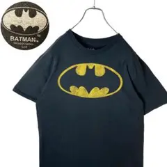 希少 バットマン でかロゴ 古着Tシャツ ブラック