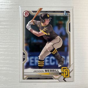 2021 Bowman Draft Jackson Merrill paper